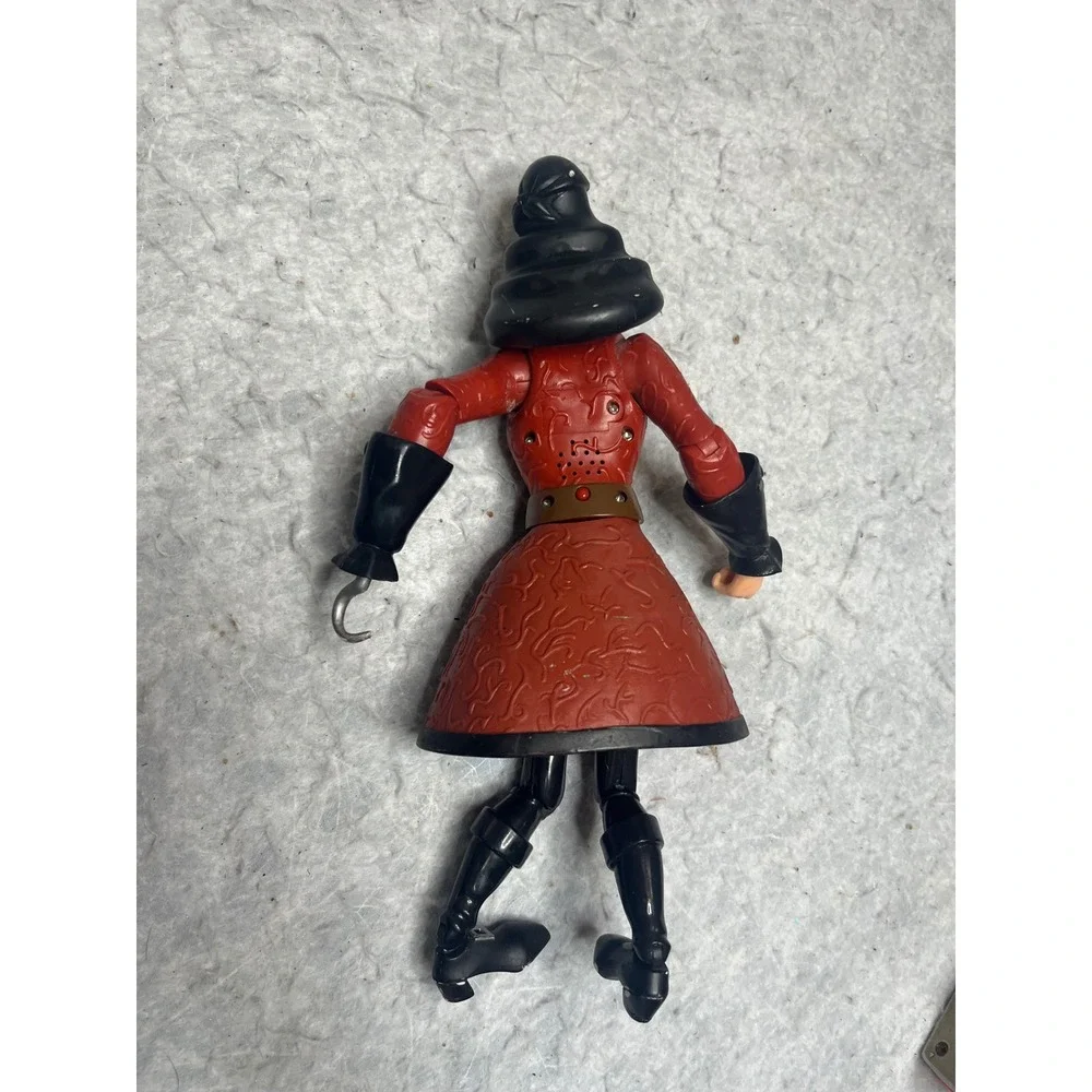 Disney vintage 1999 Captain Hook Action Figure talking Pirate Villain 11 In